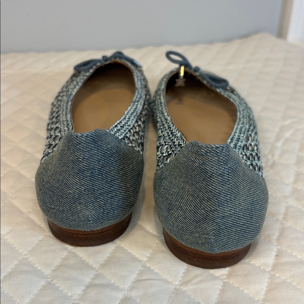 Sam Edelman Women's May
Square Toe Bow Accent Openwork
Flats Size 7 - Picture 3 of 11